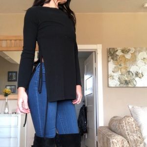 New BOOHOO side tie sweater